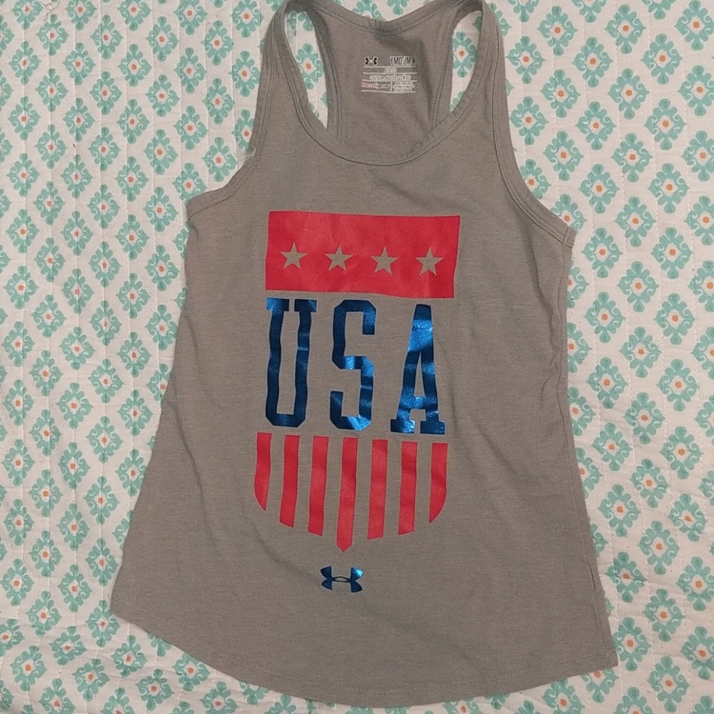 USA under armour tank top